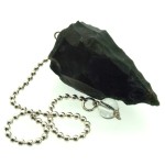 Bloodstone Hand Knapped Gemstone Pendulum